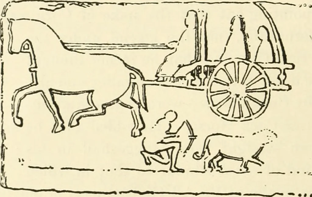 An illustration from Archaic England, an essay in deciphering prehistory from megalithic monuments, earthworks, customs, coins, placenames, and faeric superstitions, 1919, leaf 465