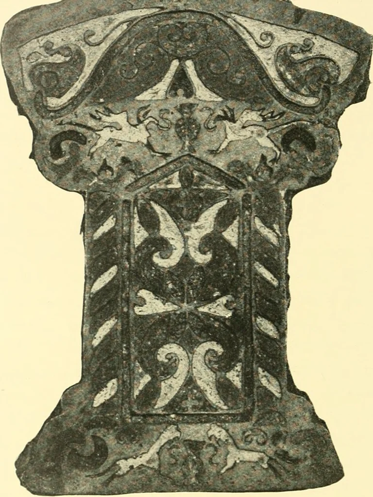 An illustration from Archaic England, an essay in deciphering prehistory from megalithic monuments, earthworks, customs, coins, placenames, and faeric superstitions, 1919, leaf 491