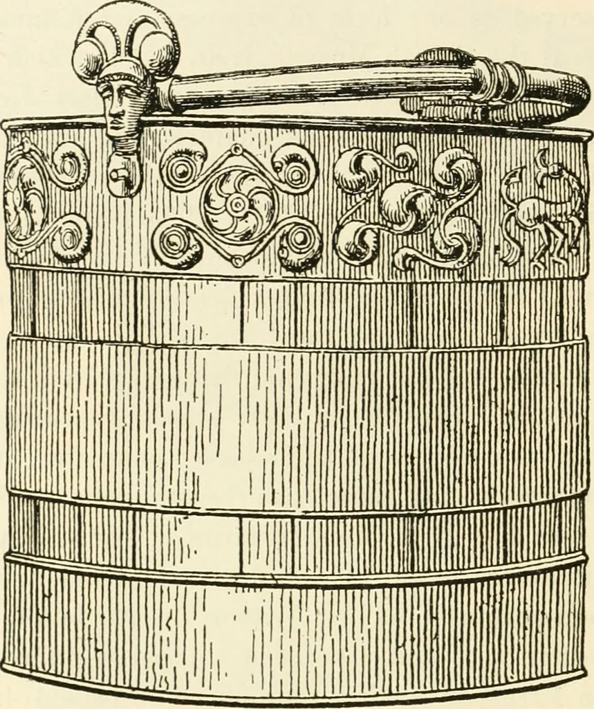 An illustration from Archaic England, an essay in deciphering prehistory from megalithic monuments, earthworks, customs, coins, placenames, and faeric superstitions, 1919, leaf 493
