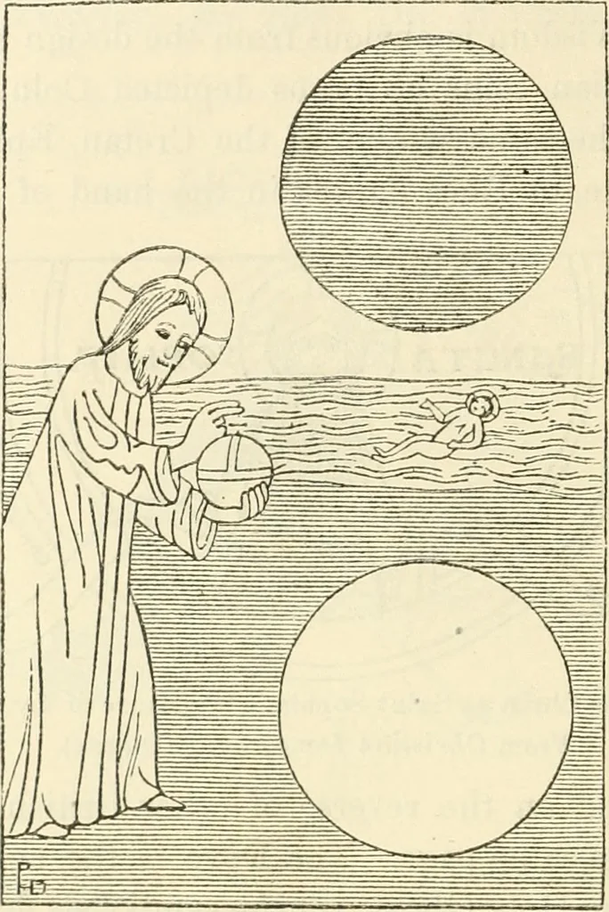 An illustration from Archaic England, an essay in deciphering prehistory from megalithic monuments, earthworks, customs, coins, placenames, and faeric superstitions, 1919, leaf 501