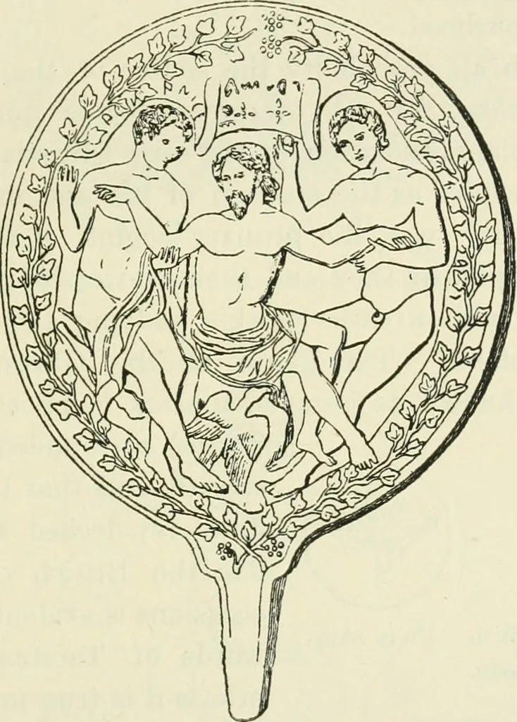 An illustration from Archaic England, an essay in deciphering prehistory from megalithic monuments, earthworks, customs, coins, placenames, and faeric superstitions, 1919, leaf 510