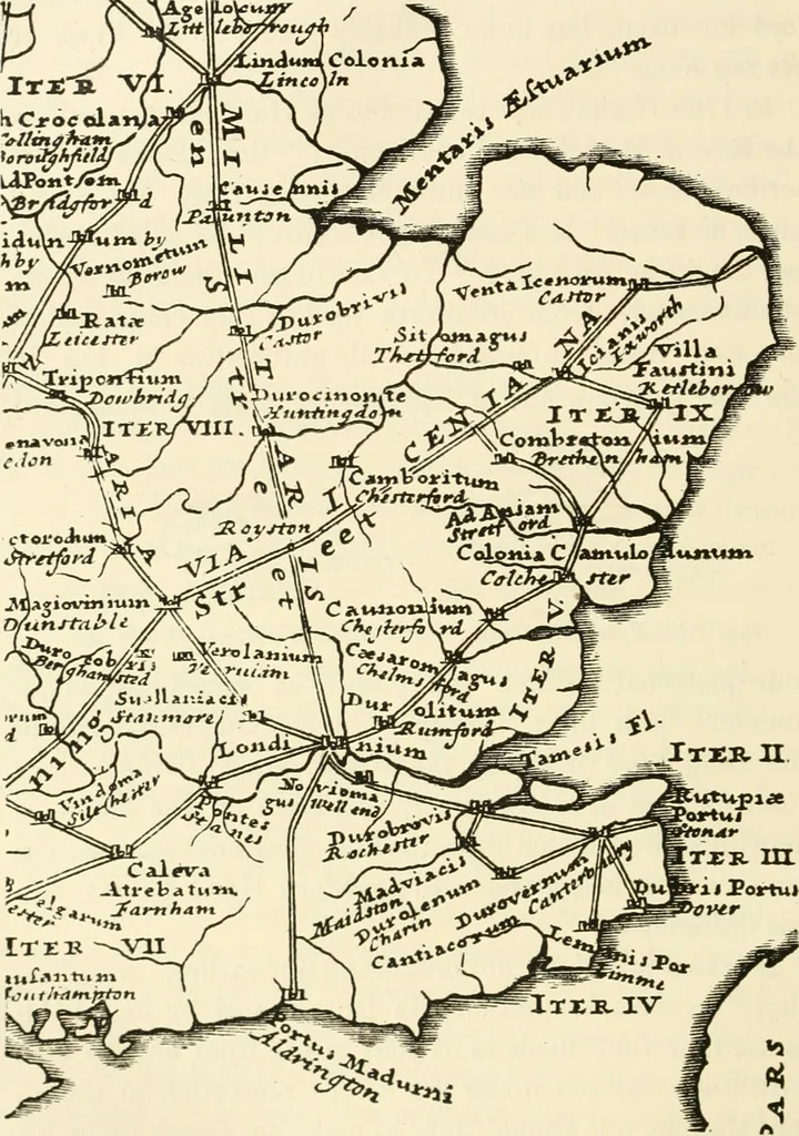An illustration from Archaic England, an essay in deciphering prehistory from megalithic monuments, earthworks, customs, coins, placenames, and faeric superstitions, 1919, leaf 529