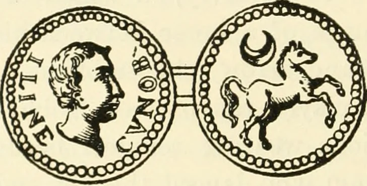 An illustration from Archaic England, an essay in deciphering prehistory from megalithic monuments, earthworks, customs, coins, placenames, and faeric superstitions, 1919, leaf 541