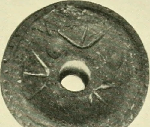 An illustration from Archaic England, an essay in deciphering prehistory from megalithic monuments, earthworks, customs, coins, placenames, and faeric superstitions, 1919, leaf 548