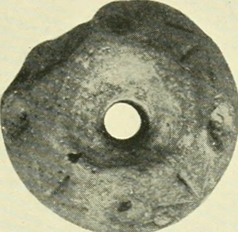 An illustration from Archaic England, an essay in deciphering prehistory from megalithic monuments, earthworks, customs, coins, placenames, and faeric superstitions, 1919, leaf 548