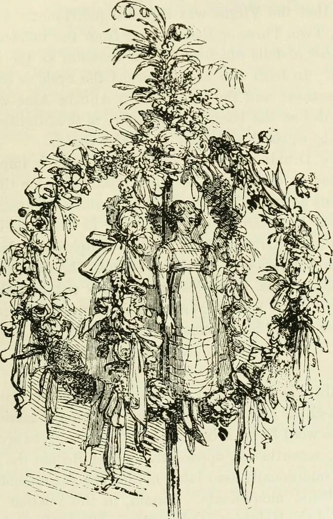 An illustration from Archaic England, an essay in deciphering prehistory from megalithic monuments, earthworks, customs, coins, placenames, and faeric superstitions, 1919, leaf 560