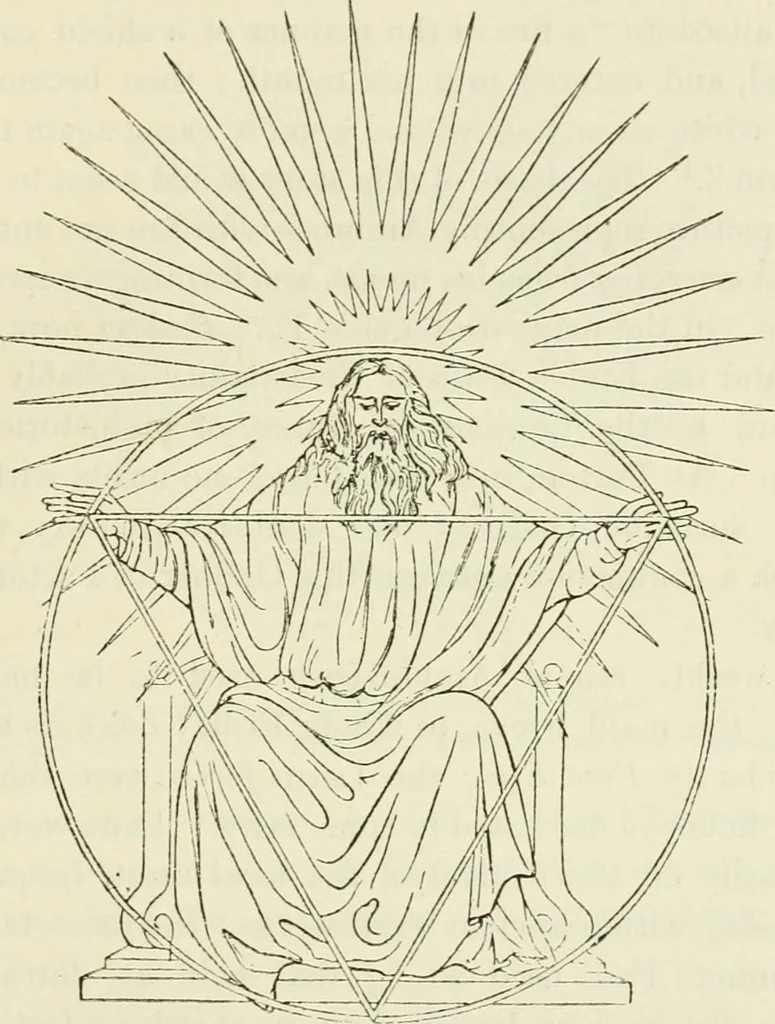 An illustration from Archaic England, an essay in deciphering prehistory from megalithic monuments, earthworks, customs, coins, placenames, and faeric superstitions, 1919, leaf 588