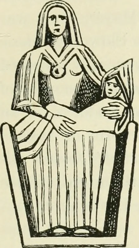 An illustration from Archaic England, an essay in deciphering prehistory from megalithic monuments, earthworks, customs, coins, placenames, and faeric superstitions, 1919, leaf 622
