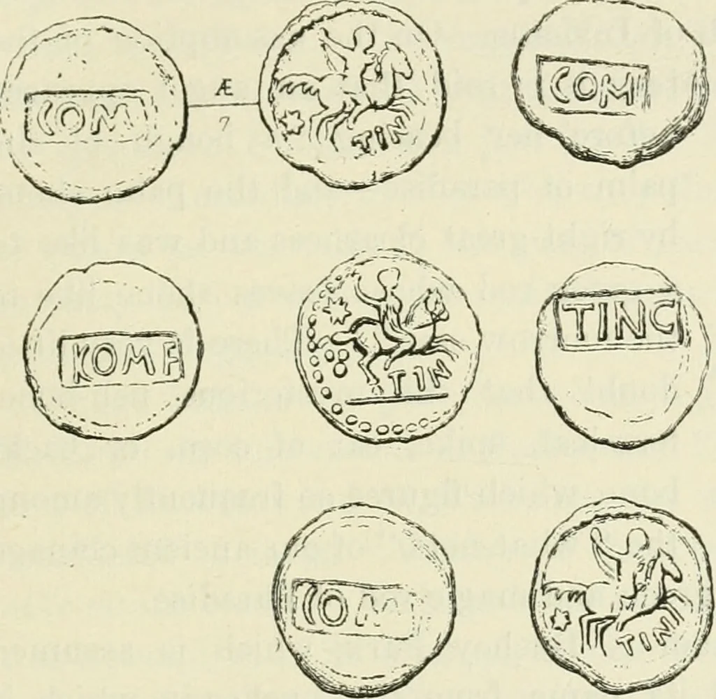 An illustration from Archaic England, an essay in deciphering prehistory from megalithic monuments, earthworks, customs, coins, placenames, and faeric superstitions, 1919, leaf 628