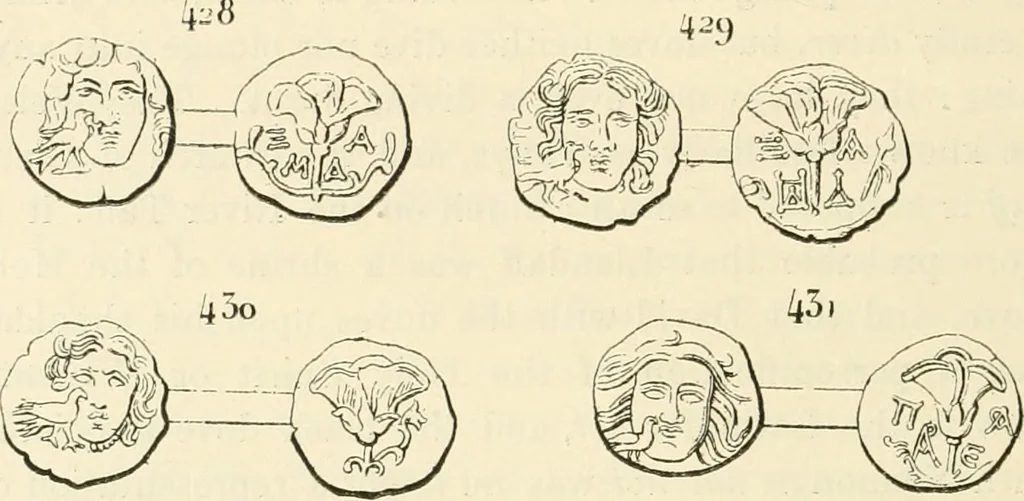 An illustration from Archaic England, an essay in deciphering prehistory from megalithic monuments, earthworks, customs, coins, placenames, and faeric superstitions, 1919, leaf 643