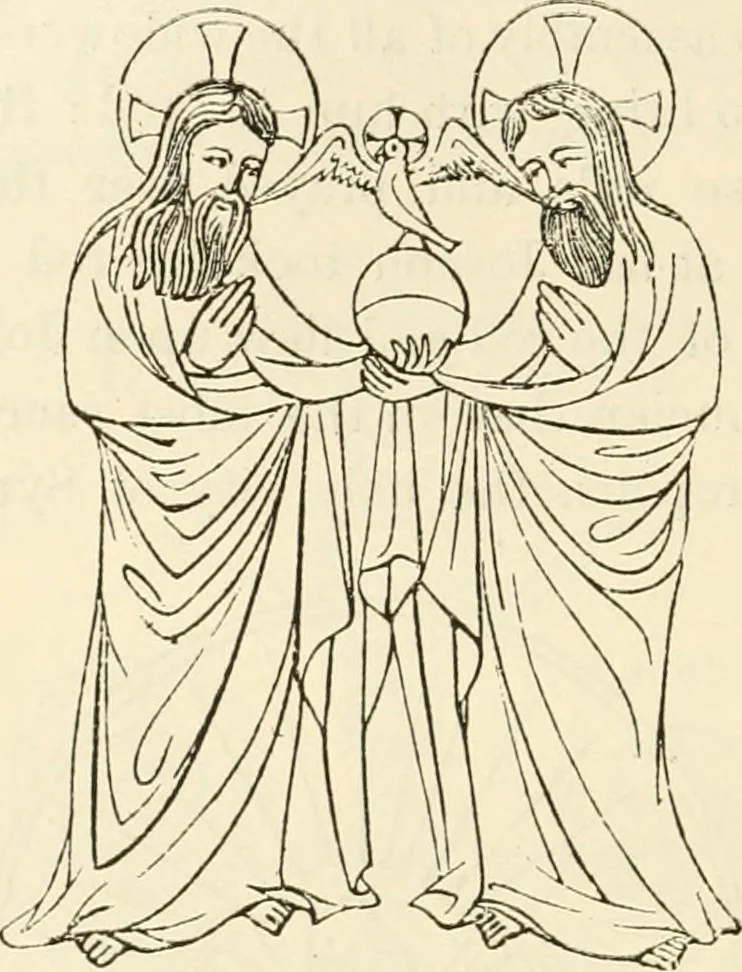An illustration from Archaic England, an essay in deciphering prehistory from megalithic monuments, earthworks, customs, coins, placenames, and faeric superstitions, 1919, leaf 647