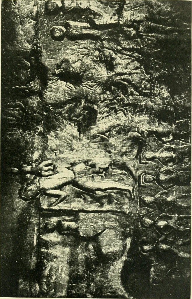 An illustration from Archaic England, an essay in deciphering prehistory from megalithic monuments, earthworks, customs, coins, placenames, and faeric superstitions, 1919, leaf 658