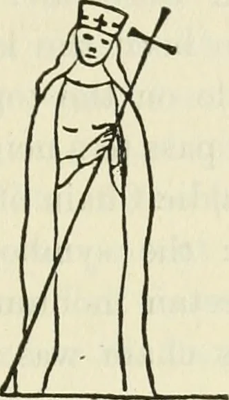 An illustration from Archaic England, an essay in deciphering prehistory from megalithic monuments, earthworks, customs, coins, placenames, and faeric superstitions, 1919, leaf 666
