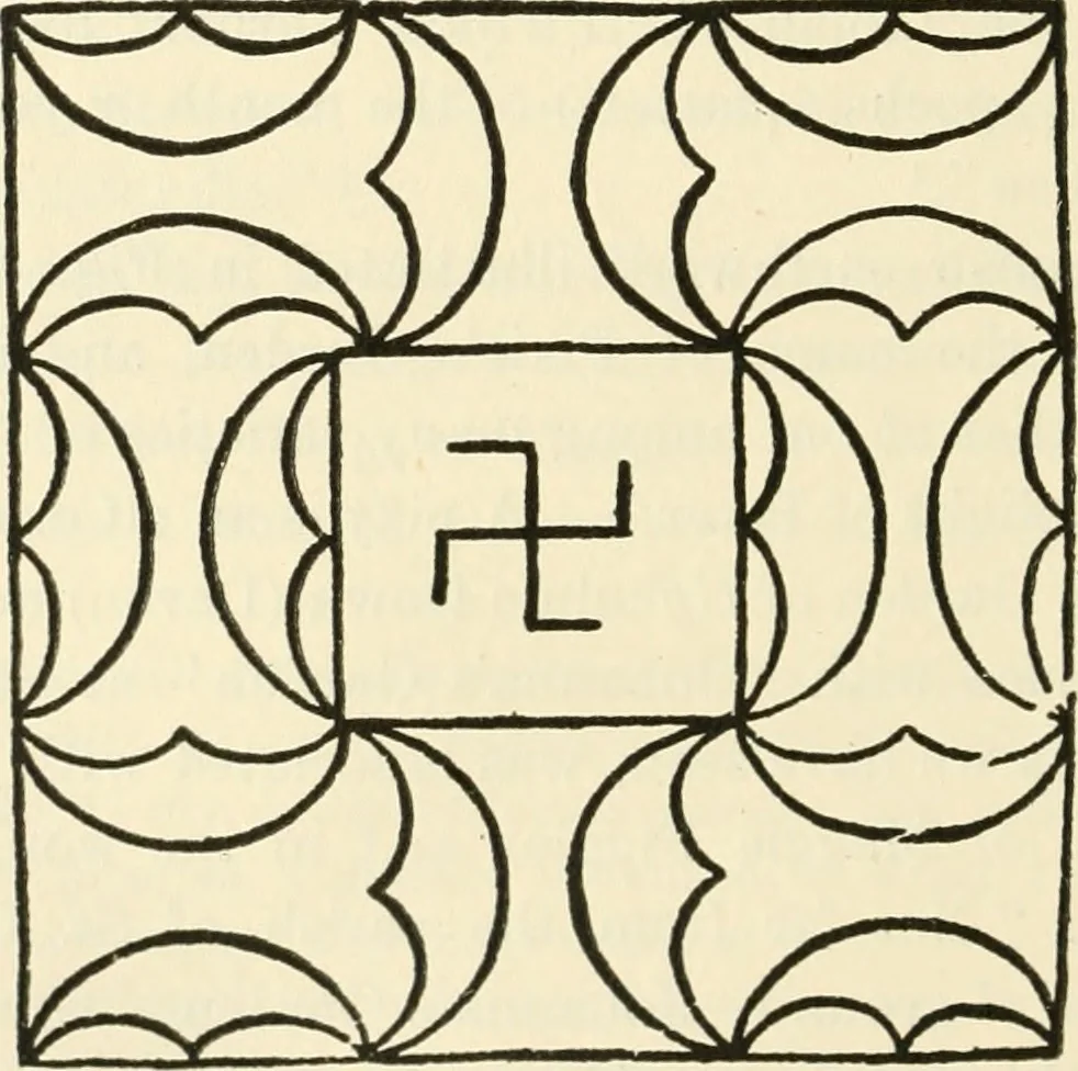 An illustration from Archaic England, an essay in deciphering prehistory from megalithic monuments, earthworks, customs, coins, placenames, and faeric superstitions, 1919, leaf 723