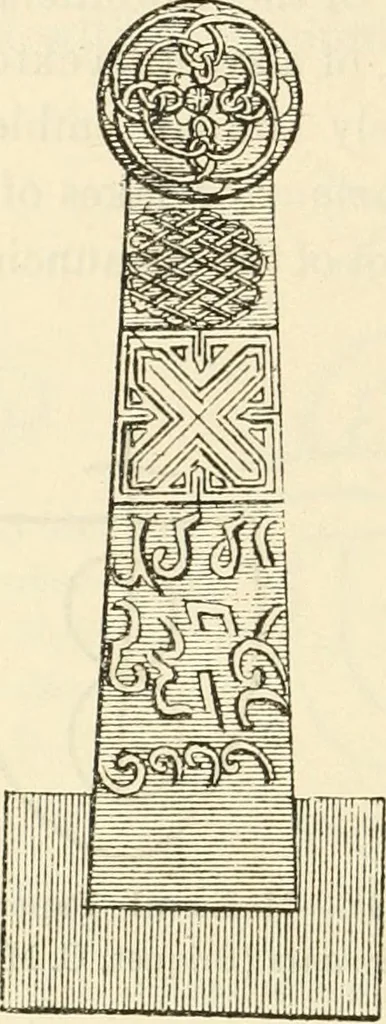 An illustration from Archaic England, an essay in deciphering prehistory from megalithic monuments, earthworks, customs, coins, placenames, and faeric superstitions, 1919, leaf 727