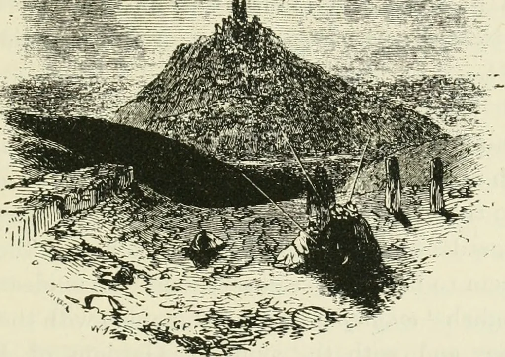 An illustration from Archaic England, an essay in deciphering prehistory from megalithic monuments, earthworks, customs, coins, placenames, and faeric superstitions, 1919, leaf 730