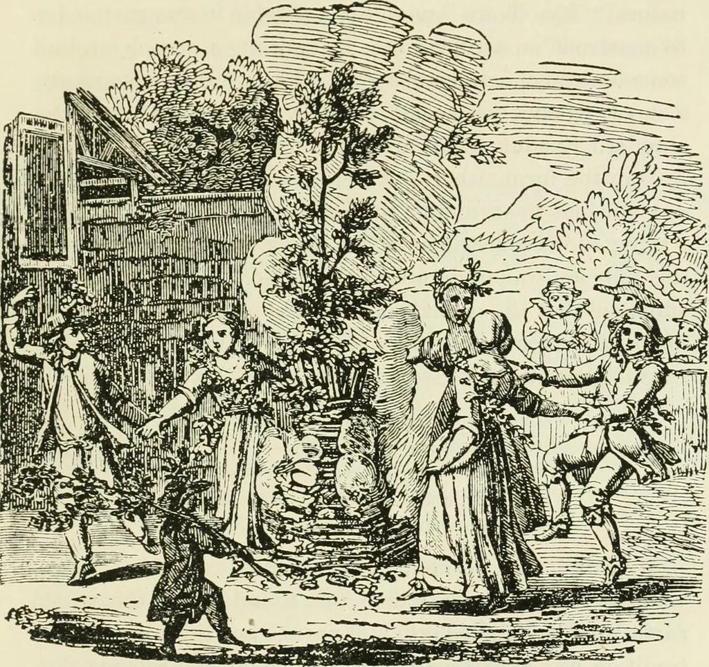 An illustration from Archaic England, an essay in deciphering prehistory from megalithic monuments, earthworks, customs, coins, placenames, and faeric superstitions, 1919, leaf 748