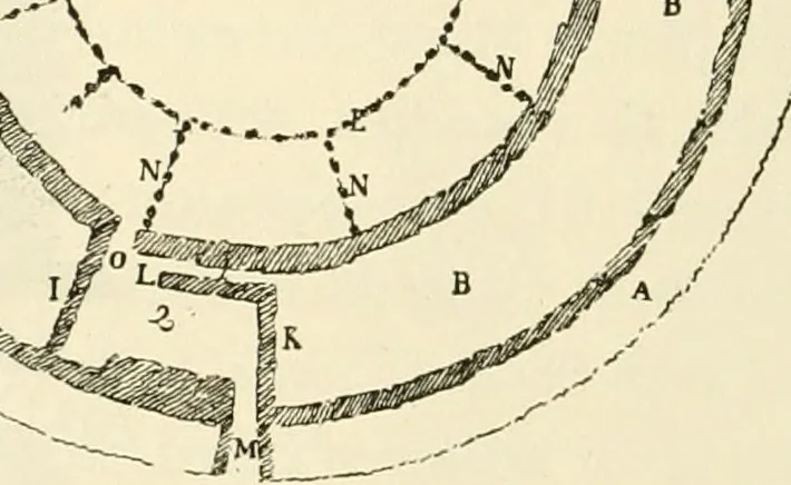 An illustration from Archaic England, an essay in deciphering prehistory from megalithic monuments, earthworks, customs, coins, placenames, and faeric superstitions, 1919, leaf 759
