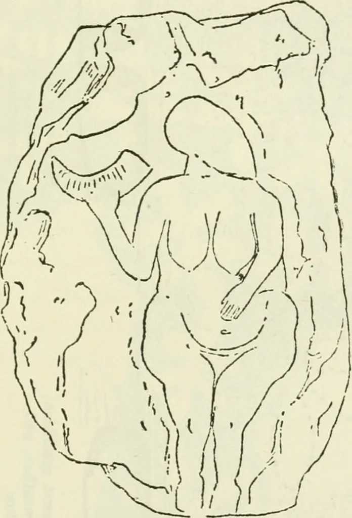 An illustration from Archaic England, an essay in deciphering prehistory from megalithic monuments, earthworks, customs, coins, placenames, and faeric superstitions, 1919, leaf 794