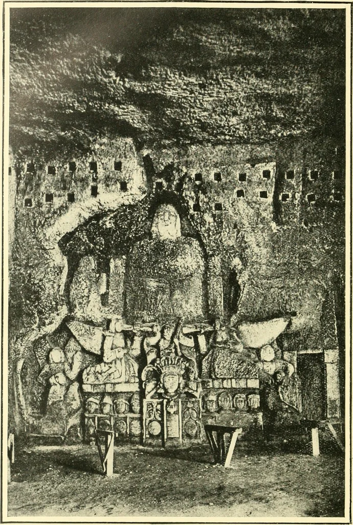An illustration from Archaic England, an essay in deciphering prehistory from megalithic monuments, earthworks, customs, coins, placenames, and faeric superstitions, 1919, leaf 805