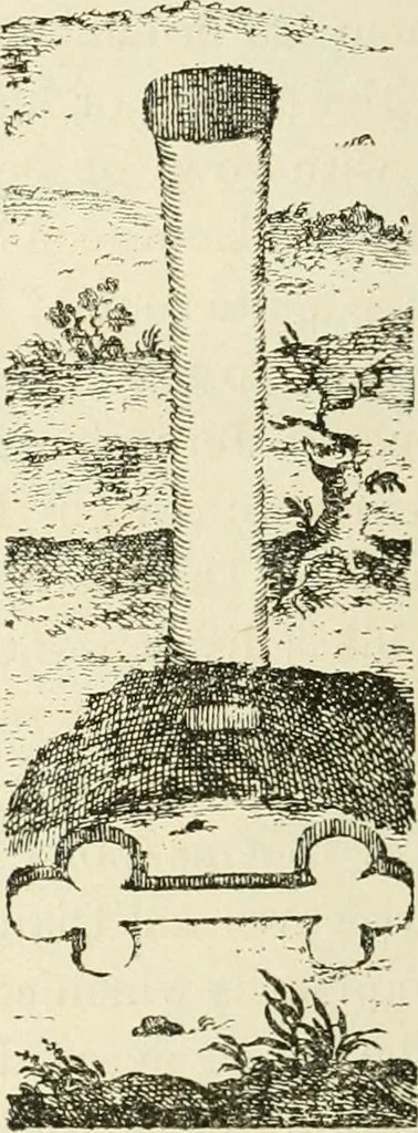 An illustration from Archaic England, an essay in deciphering prehistory from megalithic monuments, earthworks, customs, coins, placenames, and faeric superstitions, 1919, leaf 807