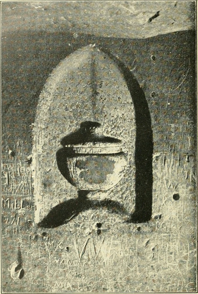 An illustration from Archaic England, an essay in deciphering prehistory from megalithic monuments, earthworks, customs, coins, placenames, and faeric superstitions, 1919, leaf 823