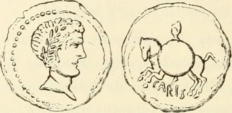 An illustration from Archaic England, an essay in deciphering prehistory from megalithic monuments, earthworks, customs, coins, placenames, and faeric superstitions, 1919, leaf 849