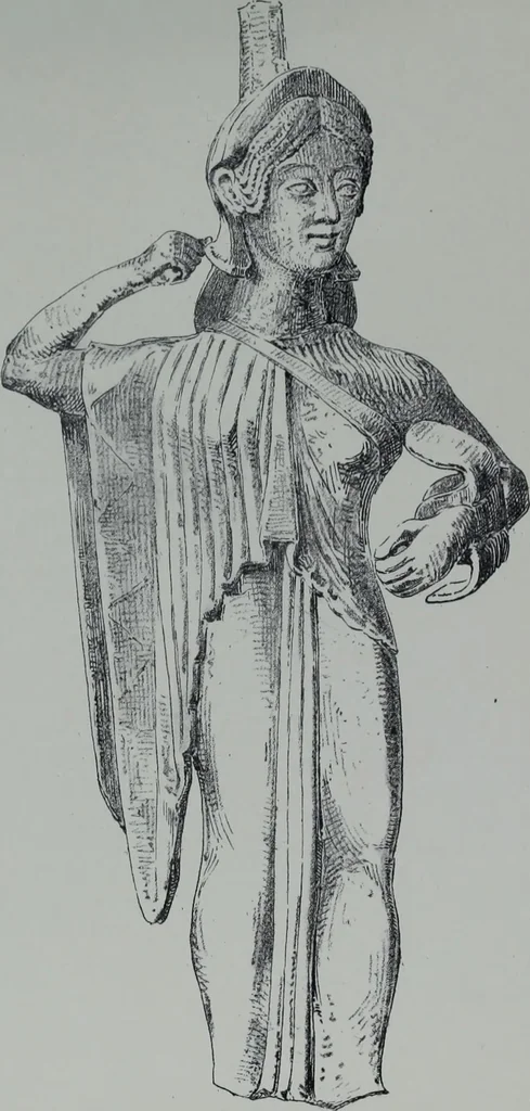 An illustration from Archaiologik ephmeris : ekdidomen hypo ts en Athnais Archaiologiks Hetairias, 1862, leaf 138