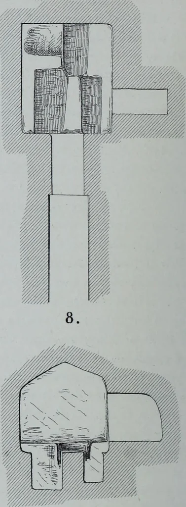 An illustration from Archaiologik ephmeris : ekdidomen hypo ts en Athnais Archaiologiks Hetairias, 1862, leaf 239