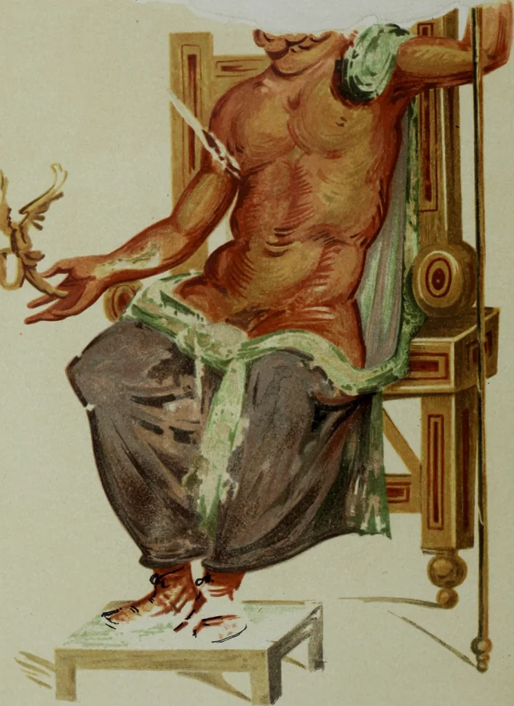 An illustration from Archaiologik ephmeris : ekdidomen hypo ts en Athnais Archaiologiks Hetairias, 1862, leaf 273
