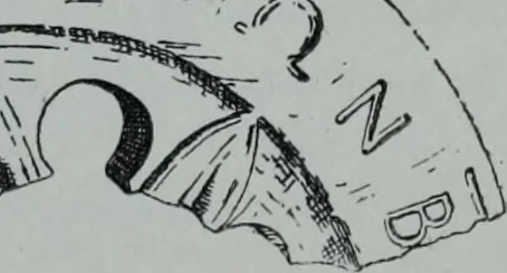 An illustration from Archaiologik ephmeris : ekdidomen hypo ts en Athnais Archaiologiks Hetairias, 1862, leaf 34