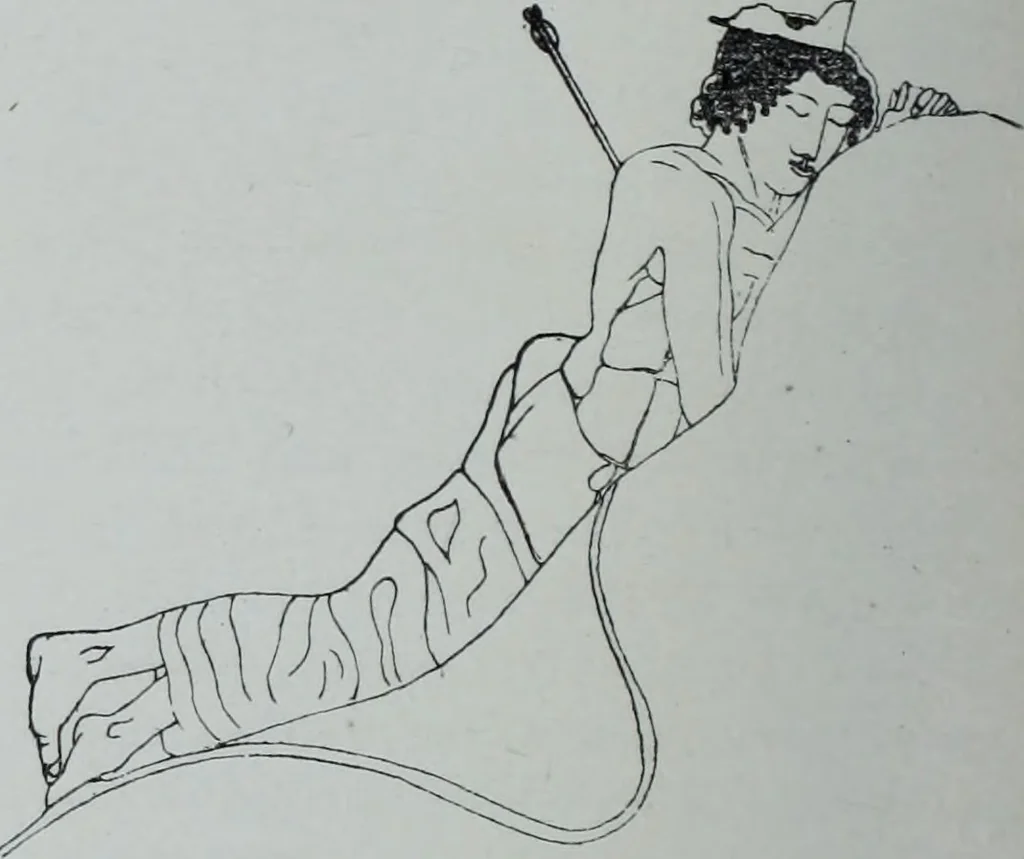 An illustration from Archaiologik ephmeris : ekdidomen hypo ts en Athnais Archaiologiks Hetairias, 1862, leaf 73