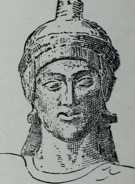 An illustration from Archaiologik ephmeris : ekdidomen hypo ts en Athnais Archaiologiks Hetairias, 1862, leaf 81