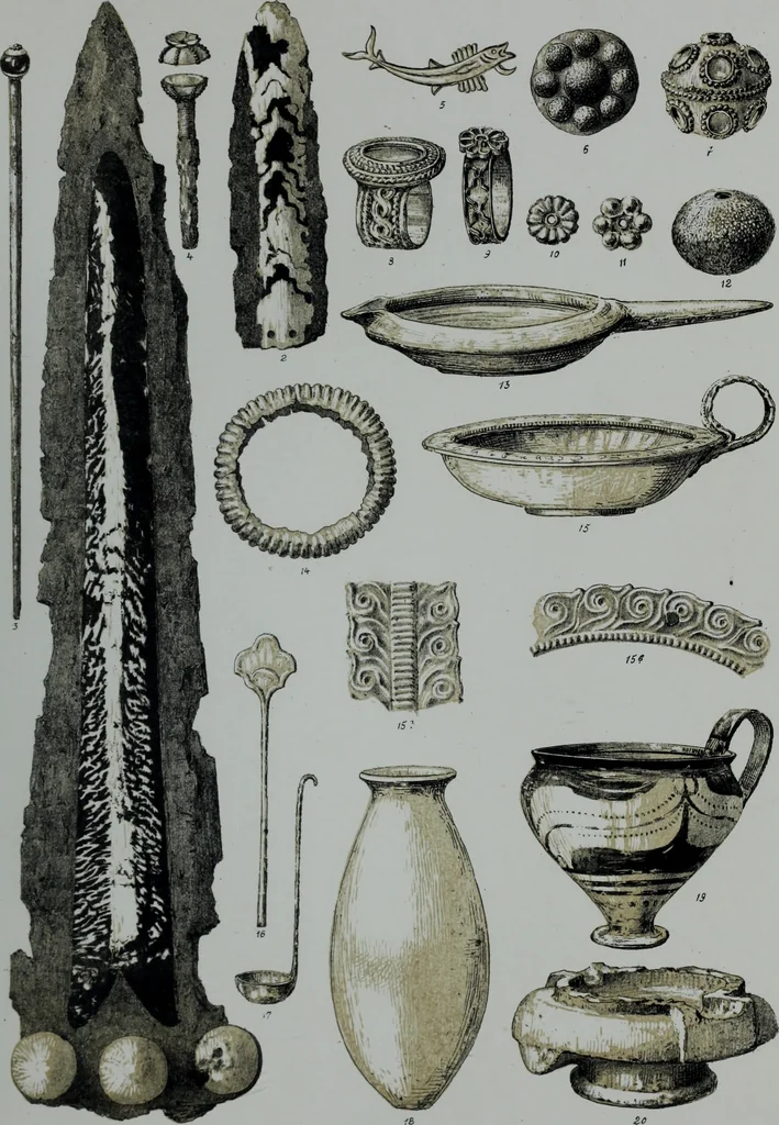 An illustration from Archaiologik ephmeris : ekdidomen hypo ts en Athnais Archaiologiks Hetairias, 1862, leaf 128