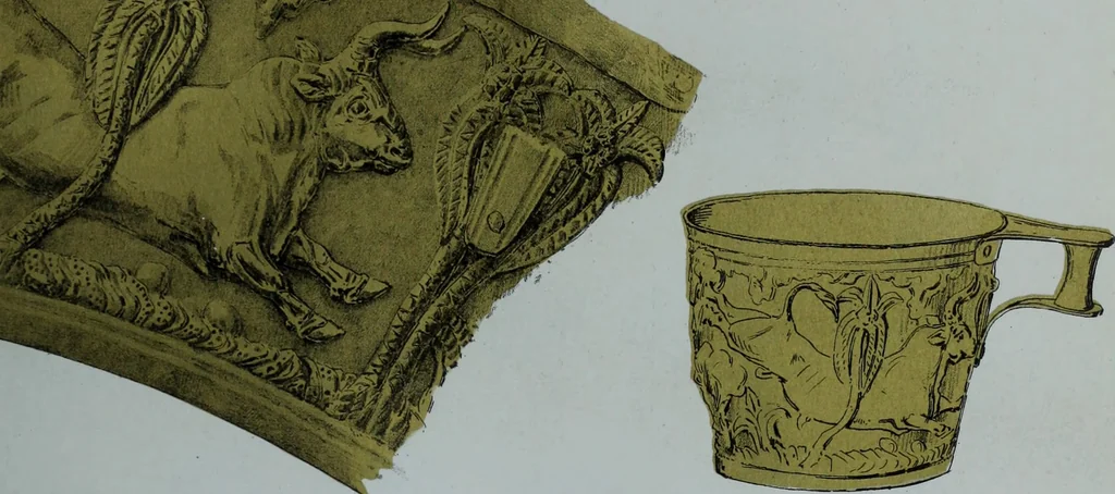An illustration from Archaiologik ephmeris : ekdidomen hypo ts en Athnais Archaiologiks Hetairias, 1862, leaf 134