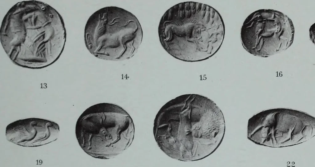 An illustration from Archaiologik ephmeris : ekdidomen hypo ts en Athnais Archaiologiks Hetairias, 1862, leaf 136