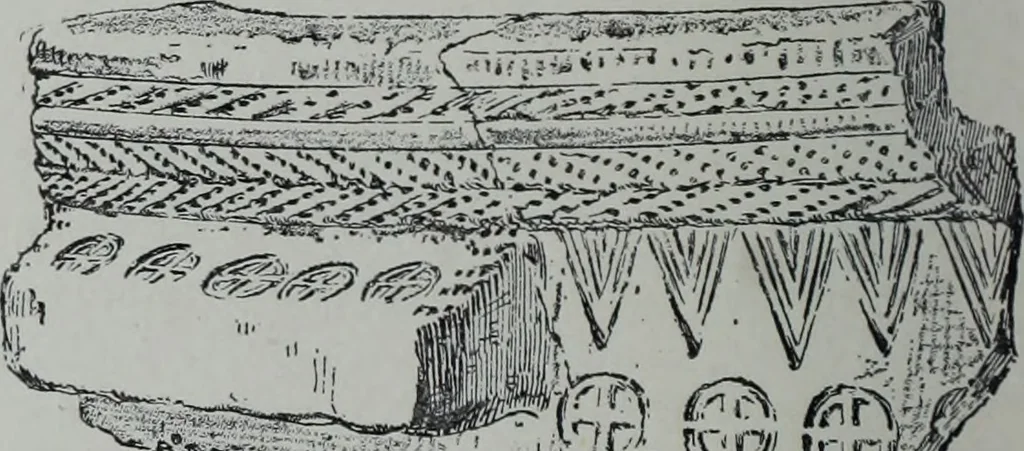 An illustration from Archaiologik ephmeris : ekdidomen hypo ts en Athnais Archaiologiks Hetairias, 1862, leaf 173
