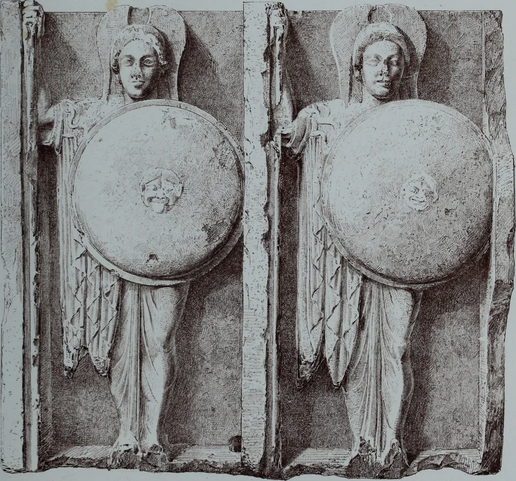 An illustration from Archaiologik ephmeris : ekdidomen hypo ts en Athnais Archaiologiks Hetairias, 1862, leaf 266
