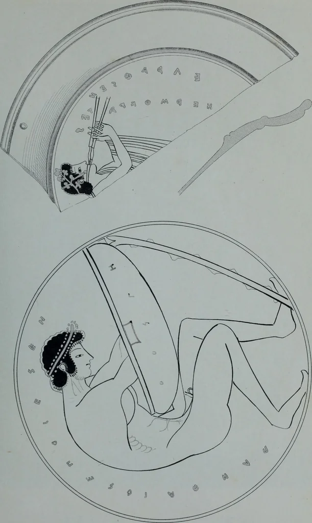 An illustration from Archaiologik ephmeris : ekdidomen hypo ts en Athnais Archaiologiks Hetairias, 1862, leaf 268