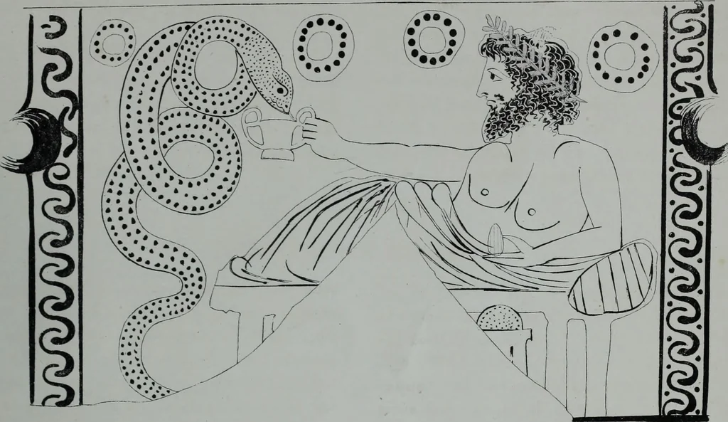 An illustration from Archaiologik ephmeris : ekdidomen hypo ts en Athnais Archaiologiks Hetairias, 1862, leaf 280