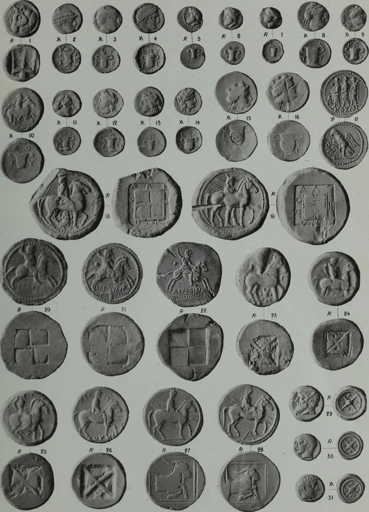 An illustration from Archaiologik ephmeris : ekdidomen hypo ts en Athnais Archaiologiks Hetairias, 1862, leaf 282