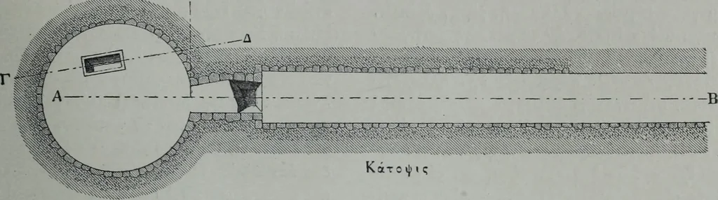 An illustration from Archaiologik ephmeris : ekdidomen hypo ts en Athnais Archaiologiks Hetairias, 1862, leaf 78
