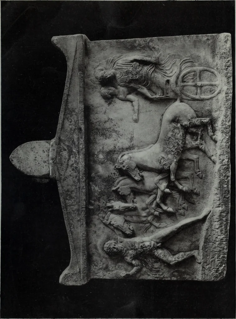 An illustration from Archaiologik ephmeris : ekdidomen hypo ts en Athnais Archaiologiks Hetairias, 1862, leaf 140