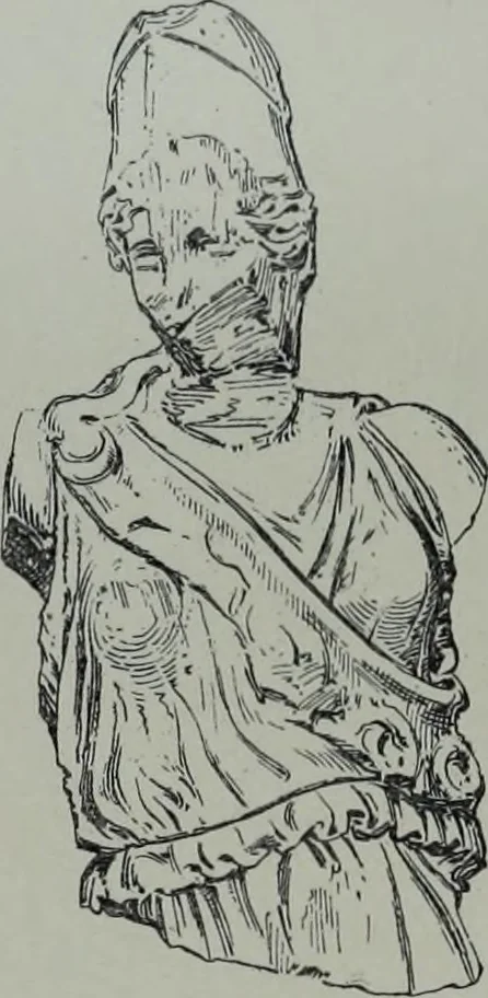 An illustration from Archaiologik ephmeris : ekdidomen hypo ts en Athnais Archaiologiks Hetairias, 1862, leaf 150