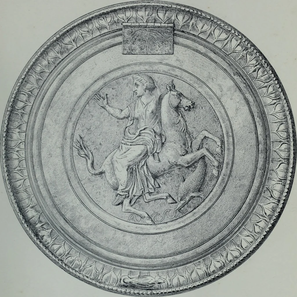 An illustration from Archaiologik ephmeris : ekdidomen hypo ts en Athnais Archaiologiks Hetairias, 1862, leaf 154