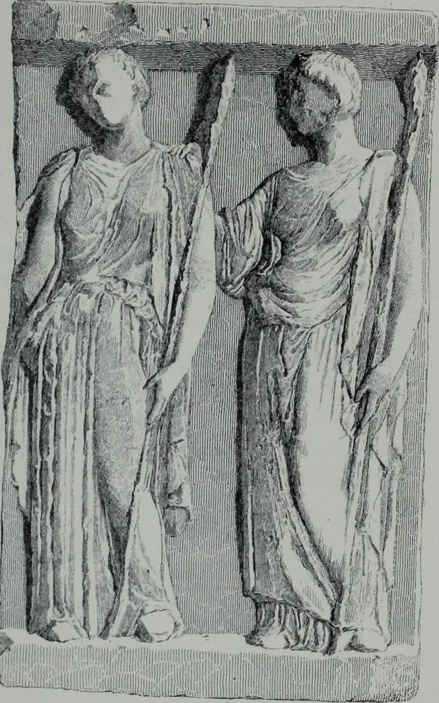 An illustration from Archaiologik ephmeris : ekdidomen hypo ts en Athnais Archaiologiks Hetairias, 1862, leaf 26