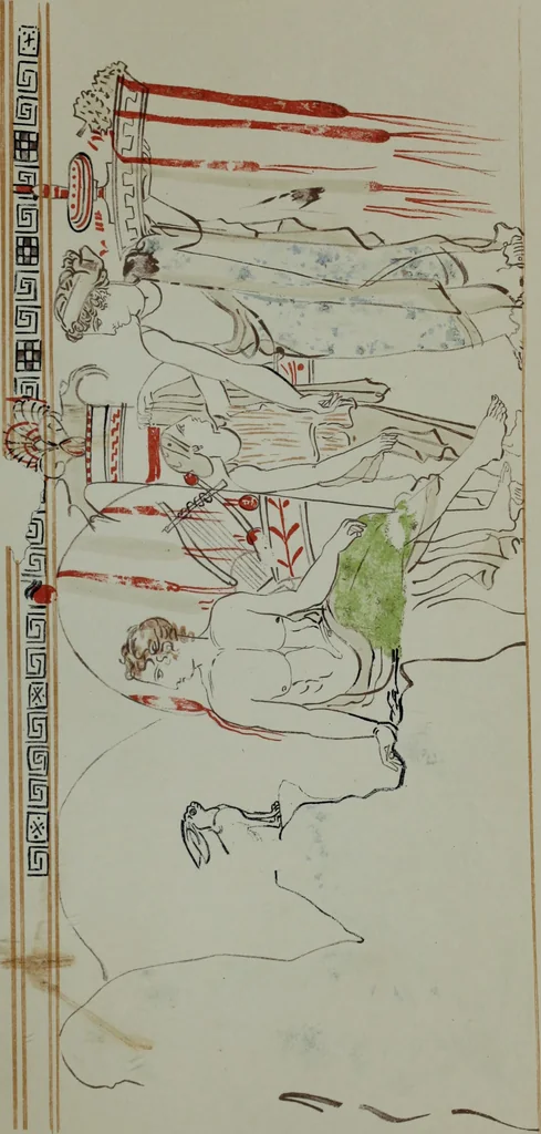 An illustration from Archaiologik ephmeris : ekdidomen hypo ts en Athnais Archaiologiks Hetairias, 1862, leaf 286