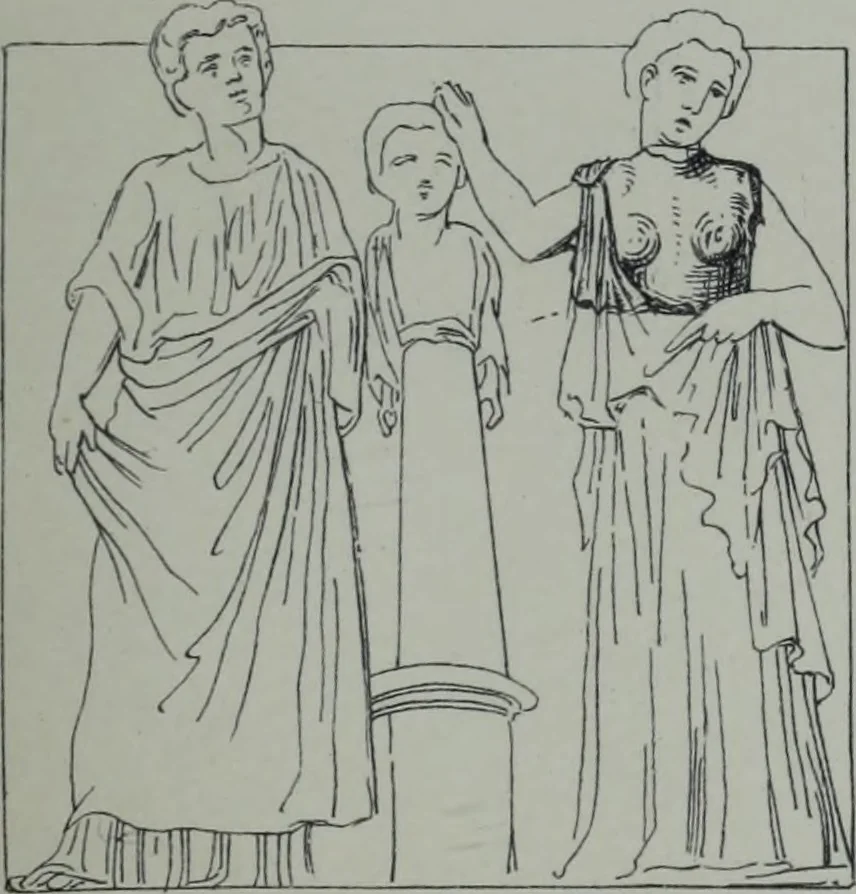 An illustration from Archaiologik ephmeris : ekdidomen hypo ts en Athnais Archaiologiks Hetairias, 1862, leaf 304