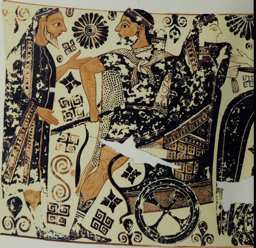 An illustration from Archaiologik ephmeris : ekdidomen hypo ts en Athnais Archaiologiks Hetairias, 1862, leaf 309
