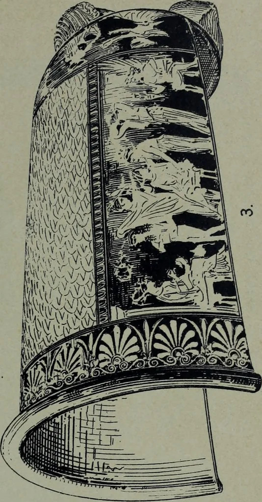 An illustration from Archaiologik ephmeris : ekdidomen hypo ts en Athnais Archaiologiks Hetairias, 1862, leaf 130